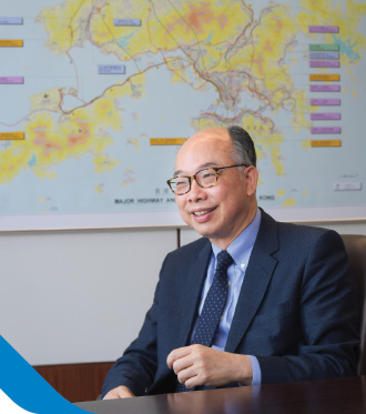 Mr Chan shared his insights on key policies concerning transport and housing in Hong Kong.