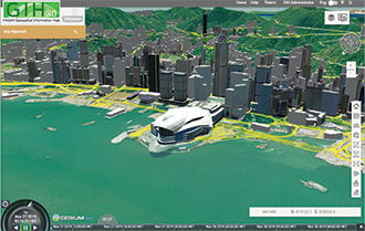 新的GIH 3.0以模塊化架構來豐富空間數據內容和增強分析功能，例如3DExplorer模塊。