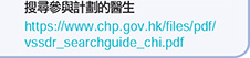 搜尋參與計劃的醫生 https://www.chp.gov.hk/files/pdf/vssdr_searchguide_chi.pdf