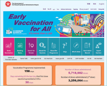 One-stop thematic website provides key source of reliable and upto-date vaccine information.