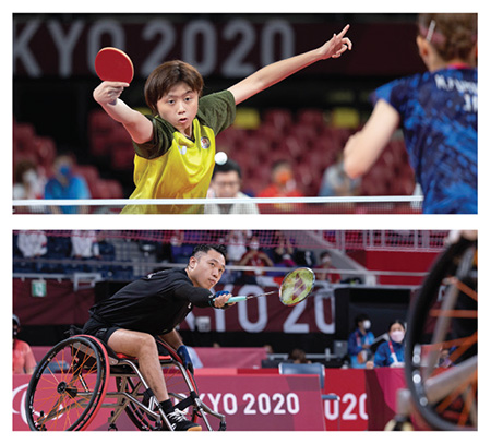 香港運動員在東京殘奧會取得兩銀和三銅的佳績。 (相片來源：香港殘疾人奧委會暨傷殘人士體育協會)