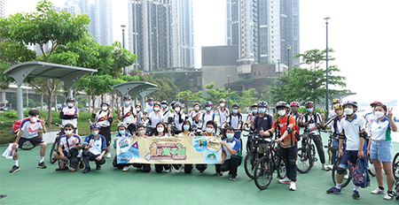 CEDD worked with students in establishing their ideal cycle track network design.