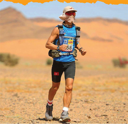 Mr Chan had participated in the Marathon des Sables seven times and became the first Chinese to reach the finishing line.