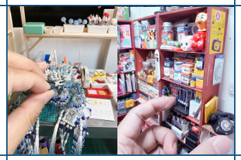With his professional background in engineering, Mr Ho is particularly concerned about the scale and proportion of his miniature models, striving to make the art pieces true to life.