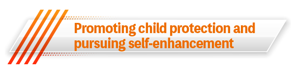 Promoting child protection and pursuing self-enhancement