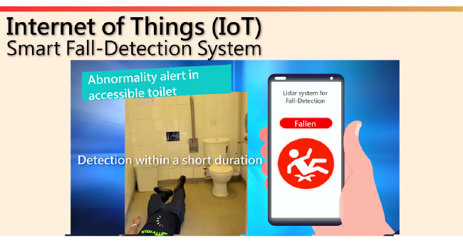 When the smart fall-detection systems in accessible toilets detect incidents of falling, fainting, or prolonged inactivity involving users, an alert will be immediately sent to the property management personnel.