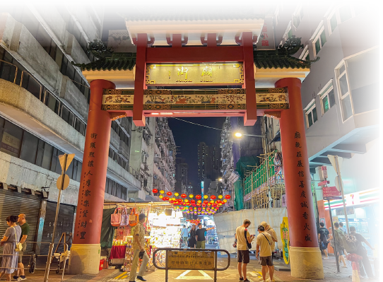 Temple Street in Yau Ma Tei