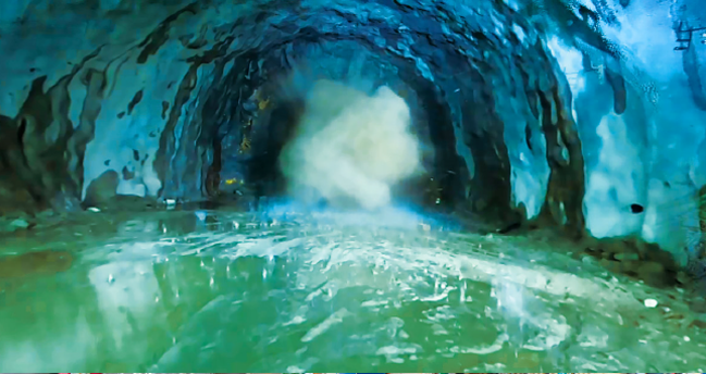 Tunnel blasting works