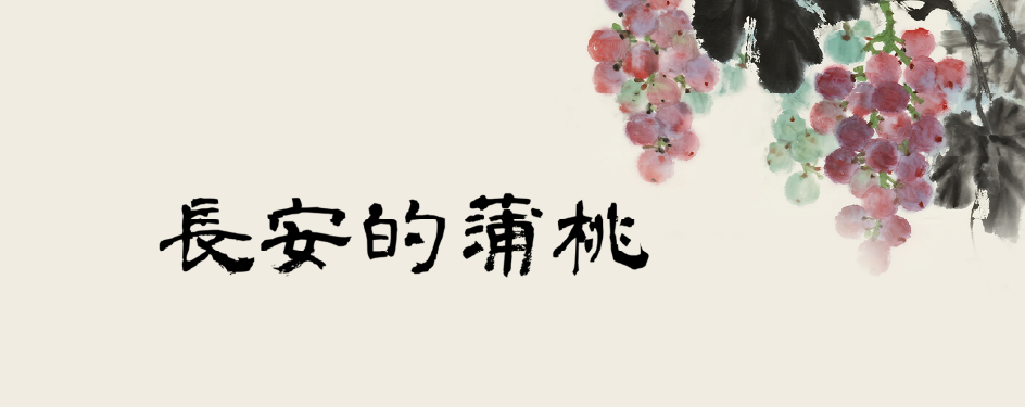 長安的蒲桃 長安的蒲桃
