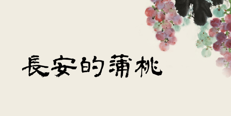 長安的蒲桃 長安的蒲桃