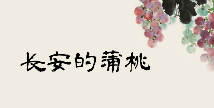 长安的蒲桃 长安的蒲桃