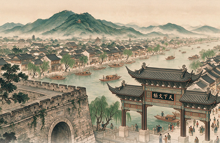 采风
天下文枢说金陵
